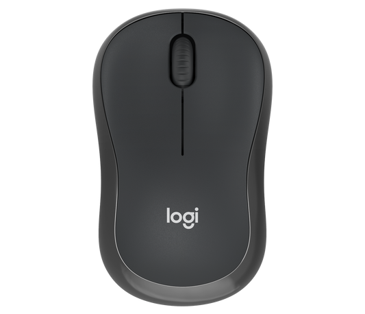 Logitech M240 Silent Bluetooth Mouse Grey with quiet click buttons and Bluetooth wireless connectivity