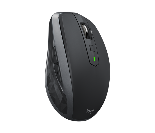 Logitech MX Anywhere 2S Bluetooth and Wireless Mouse Graphite with Unifying receiver and multi-device support