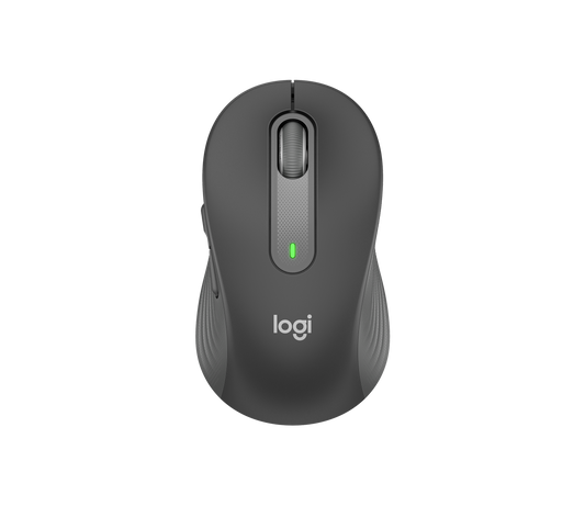 Logitech SIGNATURE M650 Wireless Bluetooth Mouse Graphite with SmartWheel scrolling and Logi Bolt receiver