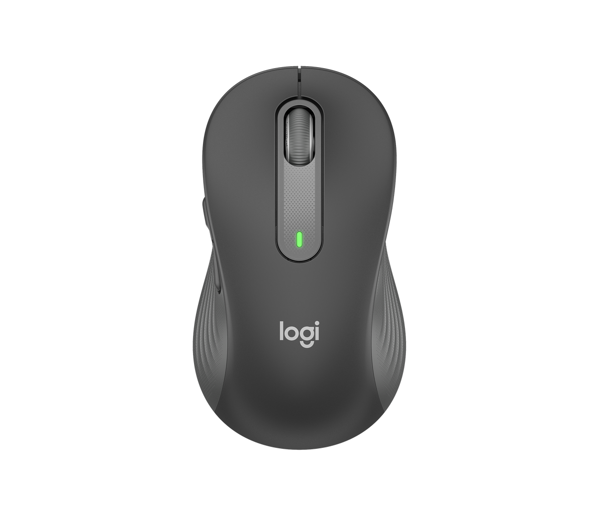 Logitech SIGNATURE M650L Wireless Bluetooth Mouse Graphite Large size with SmartWheel scrolling and Logi Bolt receiver