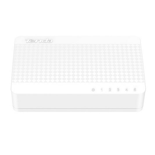 Tenda 5-port Ethernet Switch S105 black desktop switch with five Fast Ethernet ports for home and office networking