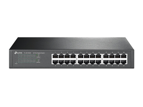 TP-Link SG1024D 24-Port Gigabit Switch with 24 RJ45 ports 1U metal case for offices in Pakistan