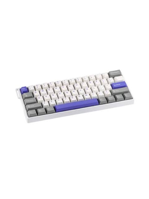 AULA WIN60HE Max Grey White Blue Wing Chun Switch Wired Gaming Keyboard